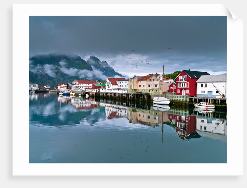 Village in Lofoten, Norway by Assaf Frank